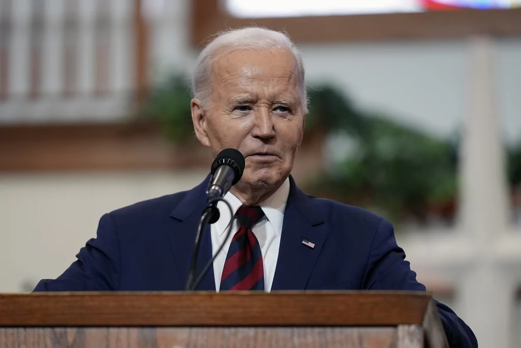 Biden defends record in first public remarks since starting cancer treatment