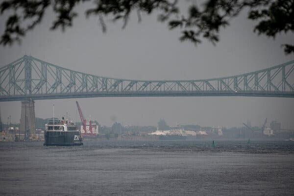 Air Quality in Toronto and Montreal Suffers From Canada’s Wildfire Smoke