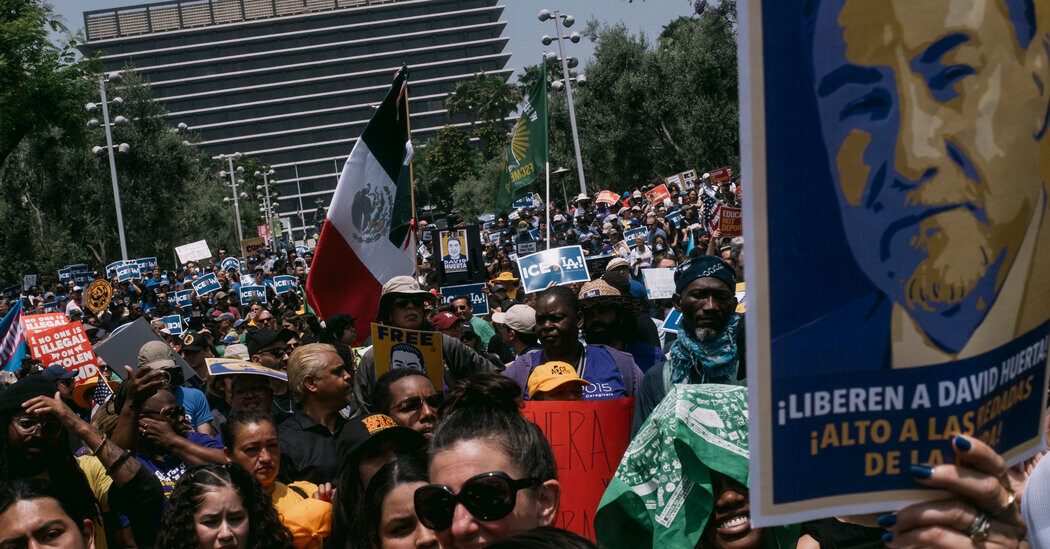 California Clashed With Trump Over Protest Response  at george magazine