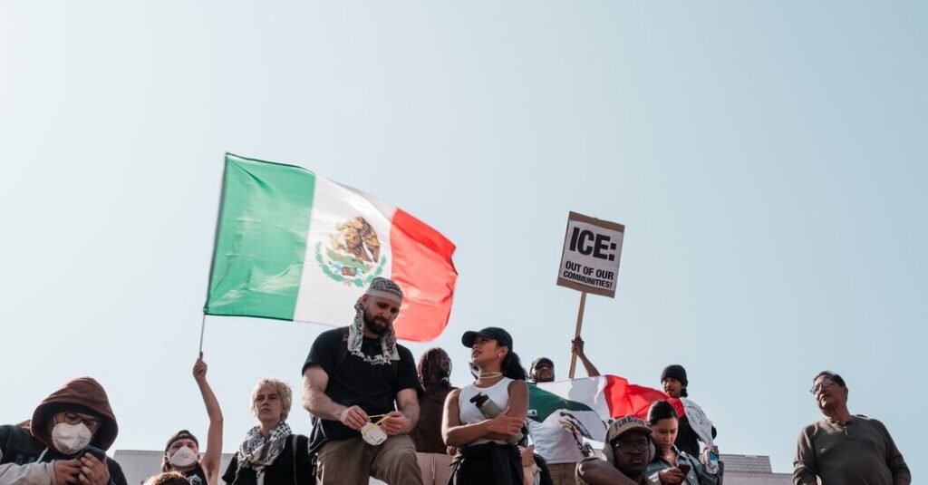 Mexican Flags Have Become Republican Fodder, but Protesters Keep Waving Them
