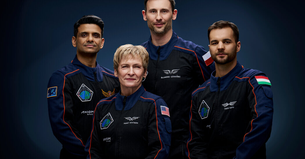 Four Astronauts Lift Off on Axiom Mission to the I.S.S.  at george magazine