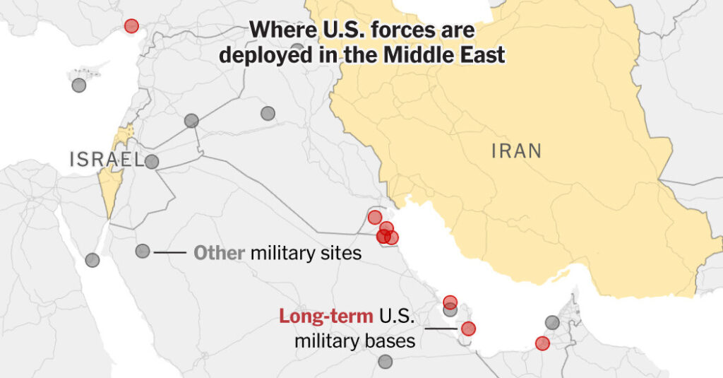 If Trump Joins Israel-Iran Conflict, U.S. Troops in Mideast Could Be Vulnerable