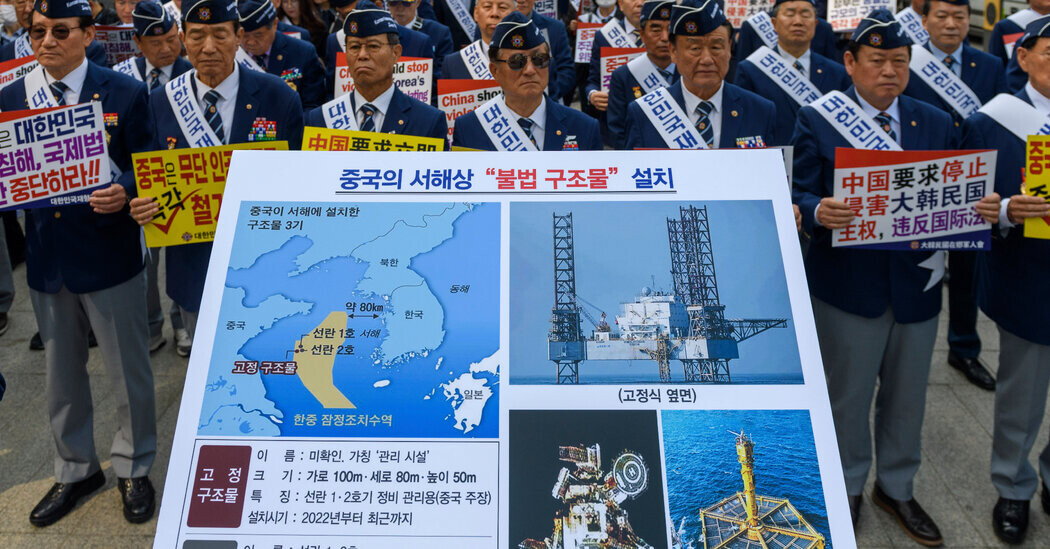 The Yellow Sea Dispute Between China and South Korea  at george magazine