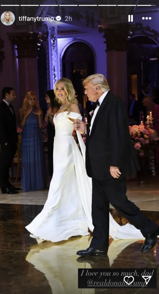 Ivanka Trump praises her father’s ‘unwavering determination, boundless vision’