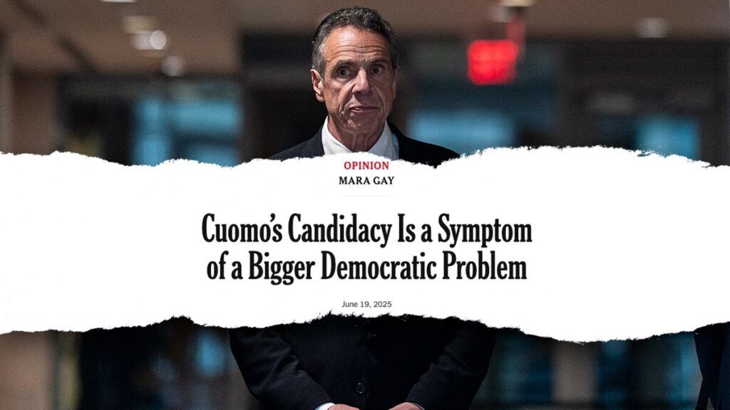 Andrew Cuomo’s candidacy for mayor shows Democratic fixation on dynasties, liberal columnist frets