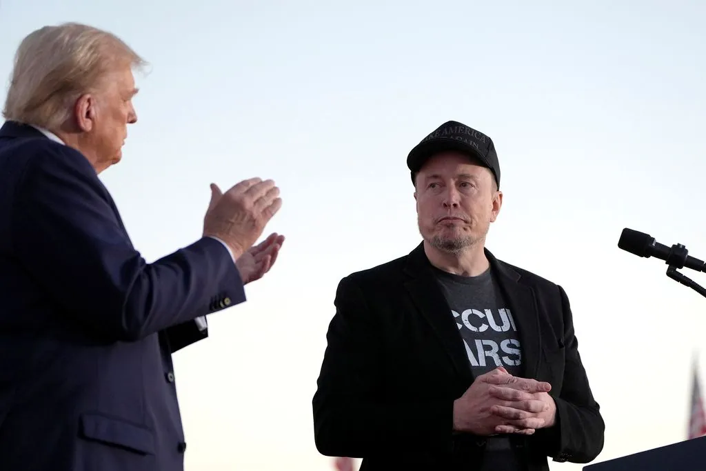 Elon Musk deletes two fiery posts from daylong social media feud with Trump  at george magazine