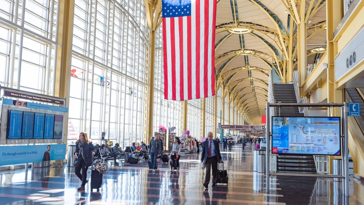 Reagan National Airport to halt flights for Trump-hosted military parade next week  at george magazine