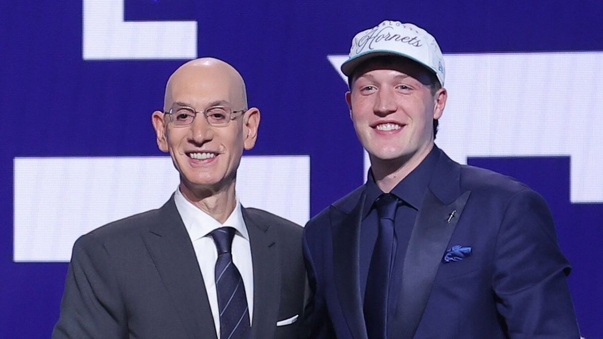Hornets draft pick Kon Knueppel calls entering NBA 'blessing from God'  at george magazine