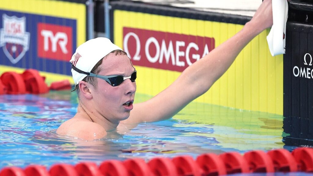16-year-old swimmer breaks Michael Phelps’ record at 2025 US Swimming Championships