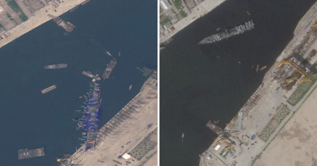 How North Korea Salvaged a Capsized Warship