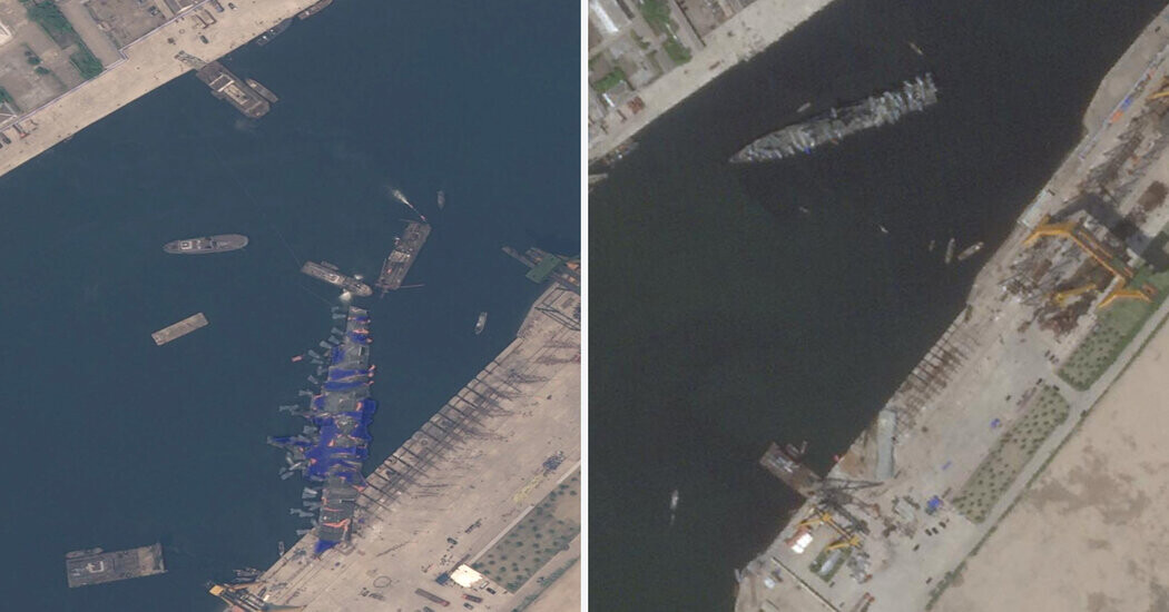 How North Korea Salvaged a Capsized Warship  at george magazine