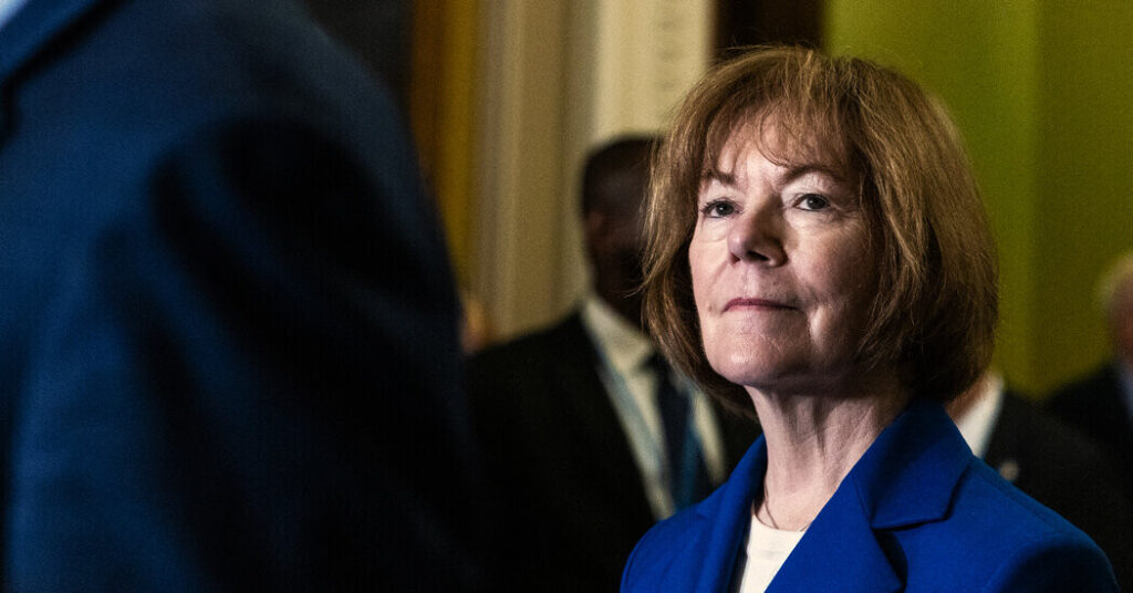 Tina Smith, on a Hit List in Minnesota, Speaks Out on Political Violence