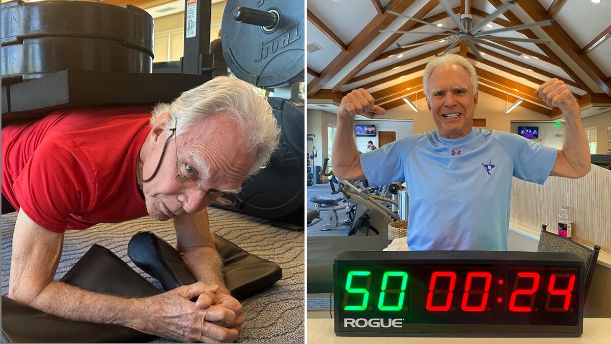 Meet the 80-year-old man who held a plank for 50 minutes — and learn how he stays fit  at george magazine