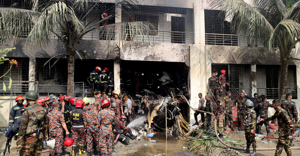 Bangladesh Military Plane Crashes Into School, Killing at Least 19  at george magazine