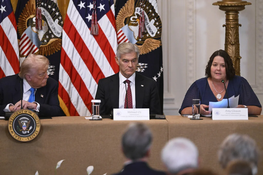 DOGE administrator Amy Gleason makes rare appearance at White House health event