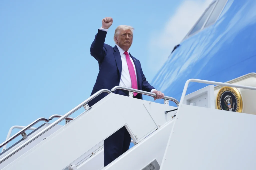 Trump’s Scottish homecoming complicated by possible protests and ethics complaints