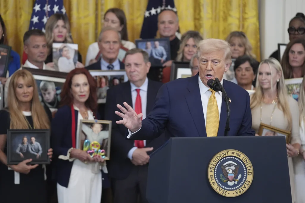 Trump says he struck ‘righteous blow’ to drug dealers with HALT Fentanyl Act