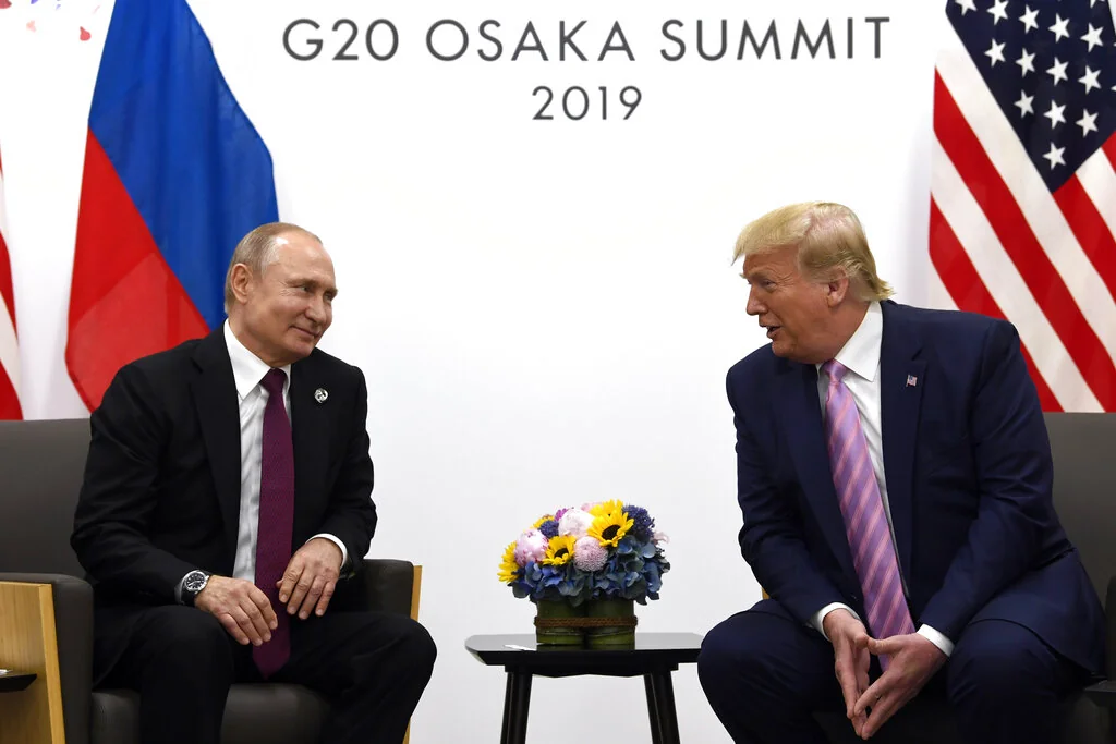 Trump says US won’t do business with Russia ‘until we get the war settled’