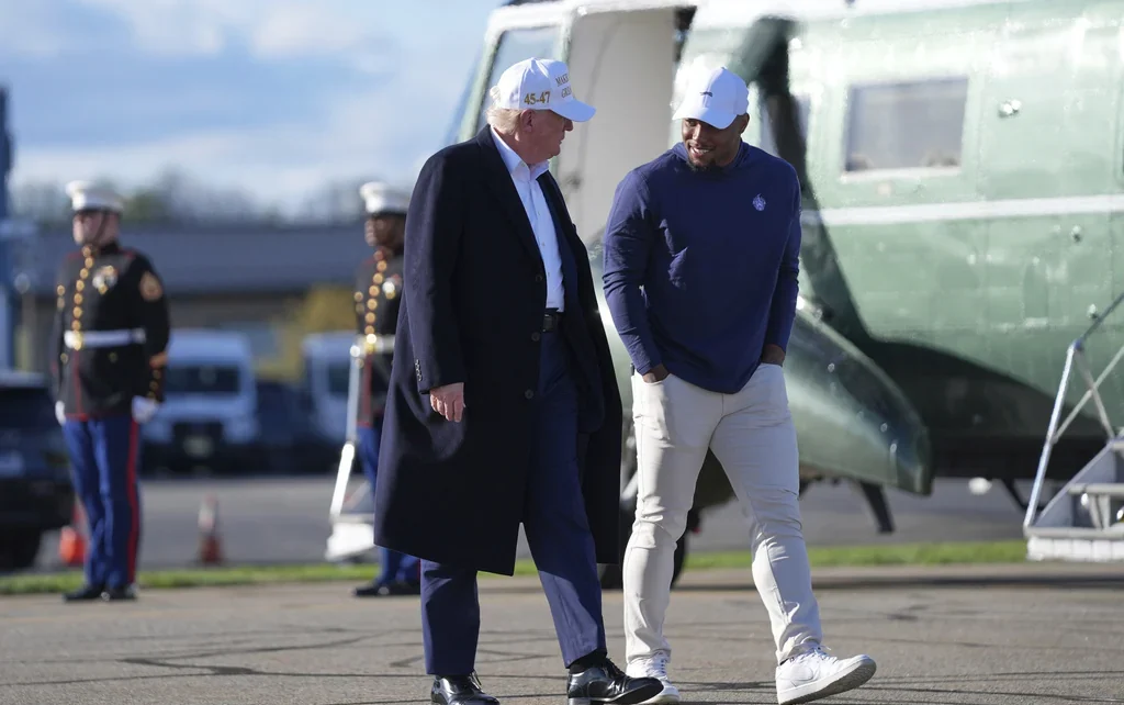 Eagles running back Saquon Barkley backs away from star-studded Trump sports council