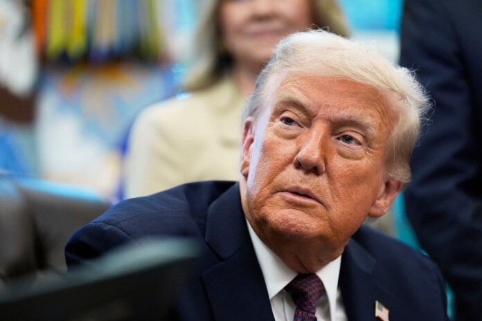 Trump says he’s ‘not familiar’ with assassinated Democrat Hortman when asked about lowering flags  at george magazine