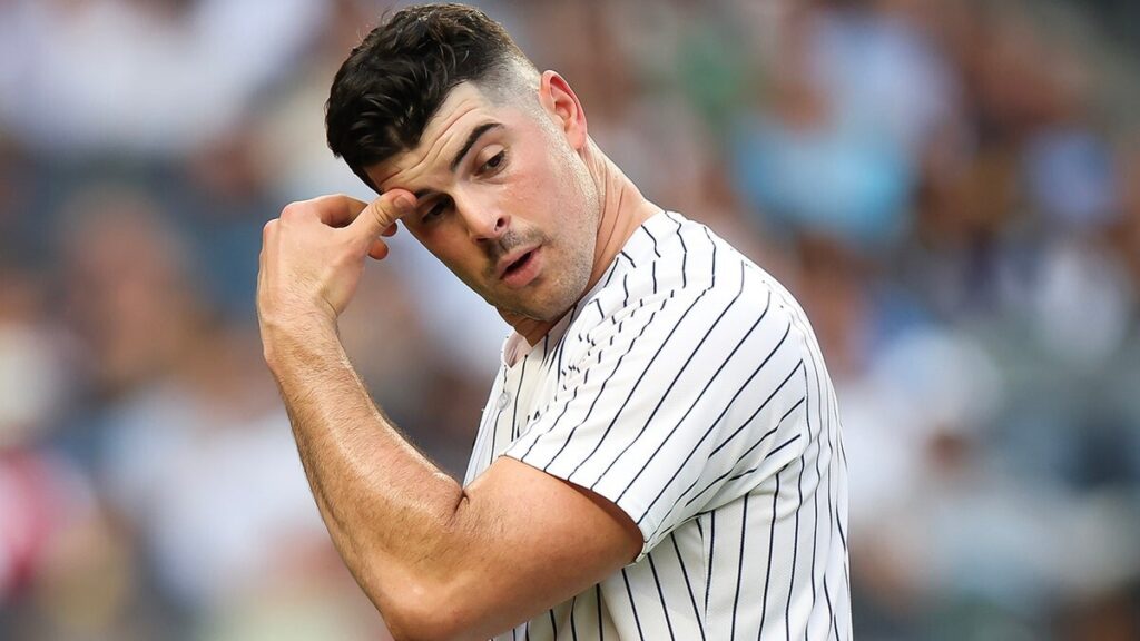 Yankees pitcher Carlos Rodón’s wife, Ashley, questions umpires after New York’s tense series win over Astros