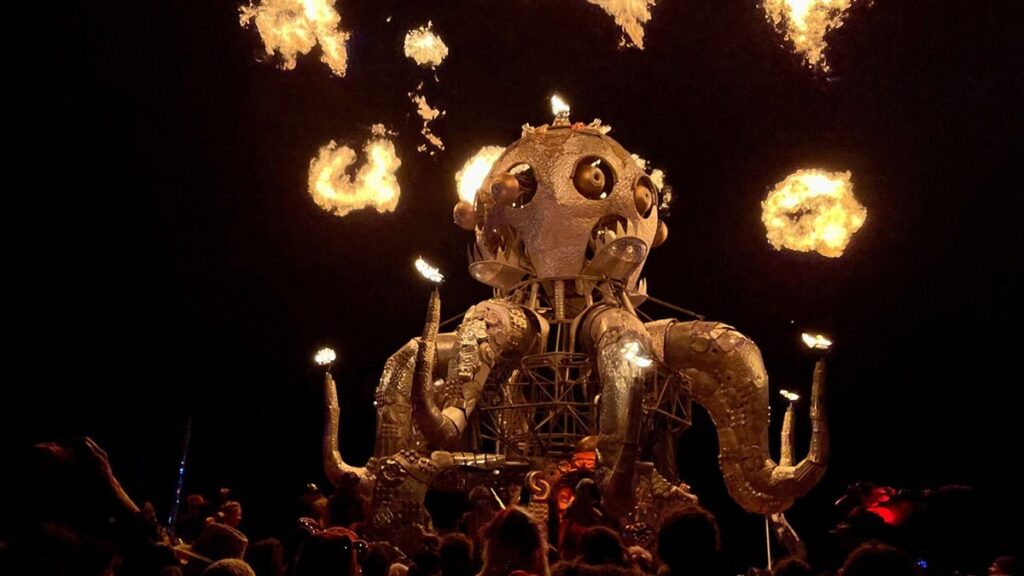 Other strange events reportedly happen at Burning Man as police hunt a killer