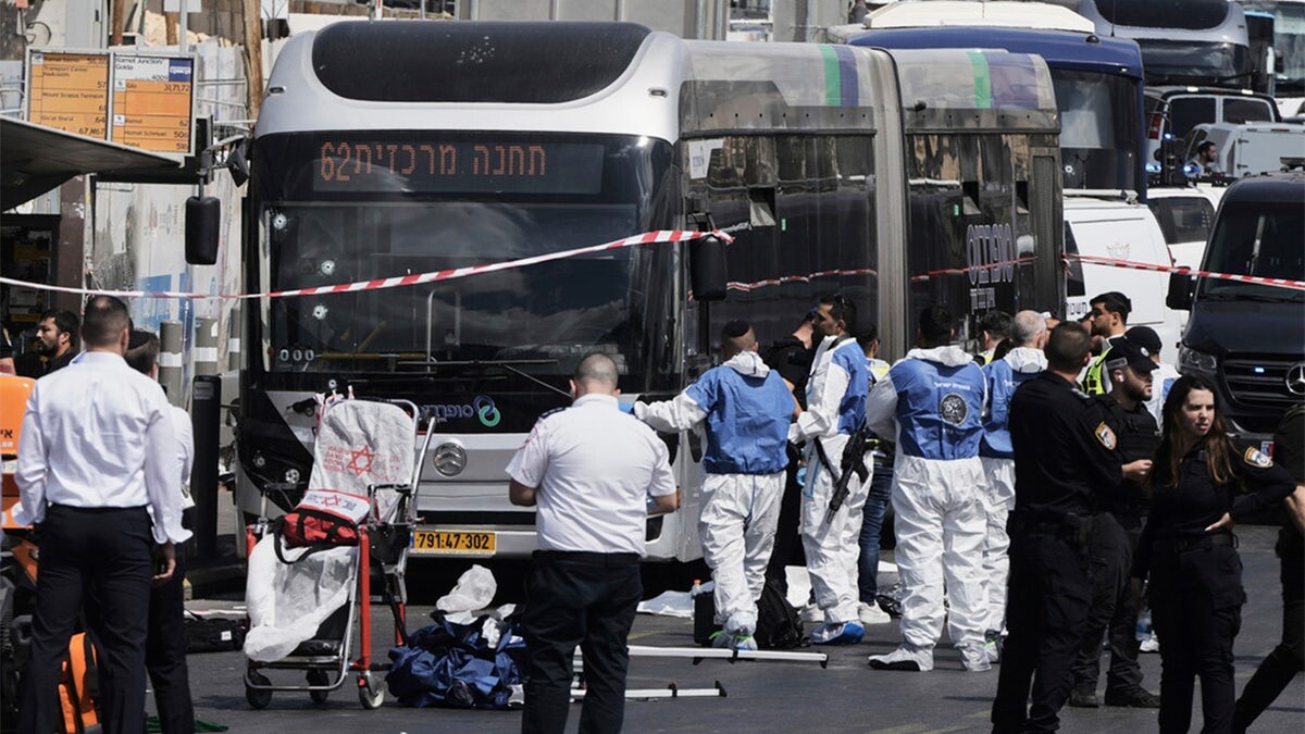 Multiple people killed in shooting attack on Jerusalem bus  at george magazine