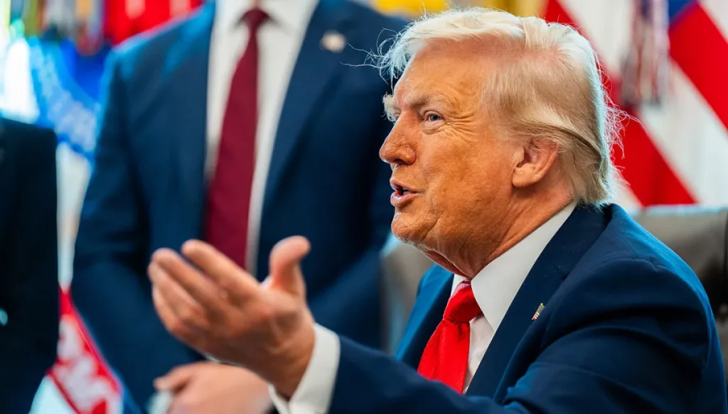 Trump claims Iran is in ‘State of Collapse’ and begging US to open Strait of Hormuz