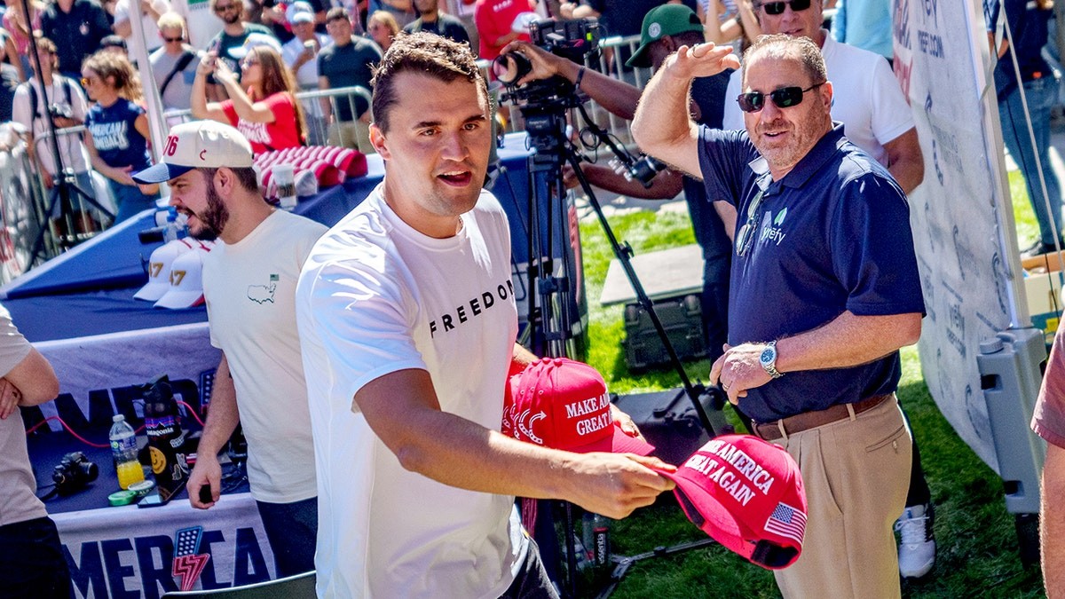 Charlie Kirk podcast pans Utah Valley University citing 'safety concerns' in scrapping controversial speaker  at george magazine