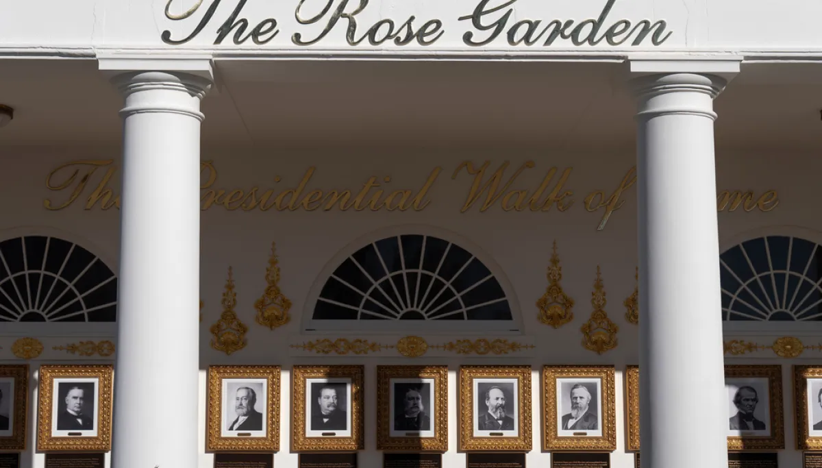 WATCH LIVE: Trump speaks in White House Rose Garden  at george magazine