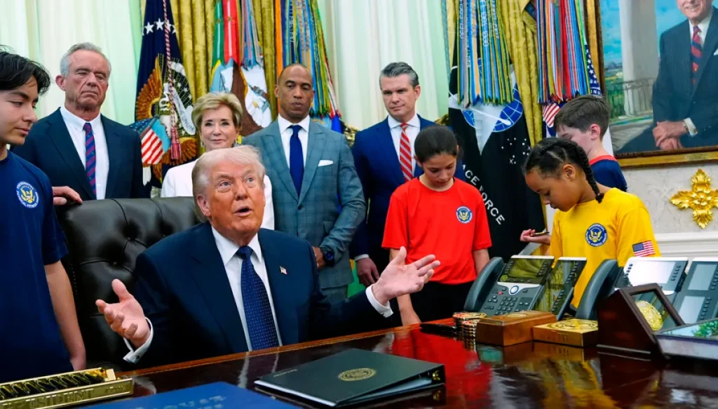 Trump jokes he works out ‘about one minute a day max’