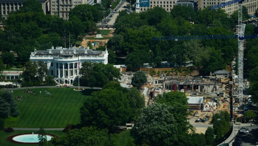 Democrats eye midterm elections opening in Trump ballroom security funding fight