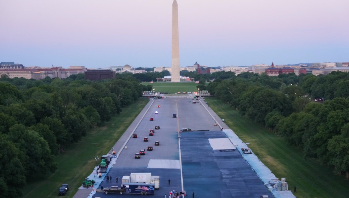 Nonprofit group sues to stop Trump’s renovation of Lincoln Memorial Reflecting Pool at george magazine