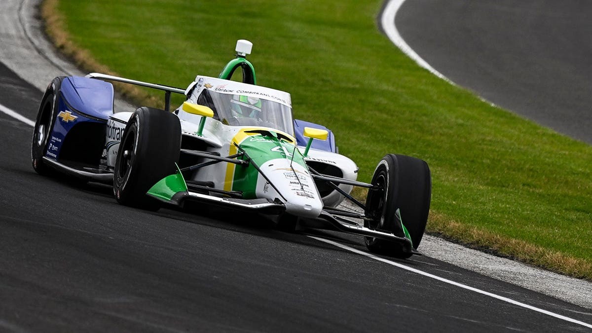 IndyCar driver Caio Collet's vehicle catches fire in terrifying Indy 500 wreck at george magazine