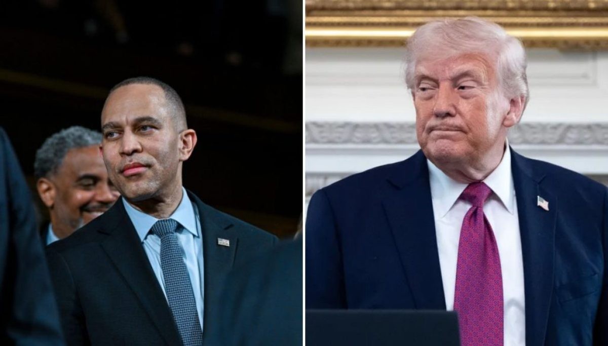 Trump calls on Hakeem Jeffries to be charged for inciting WHCD attack at george magazine