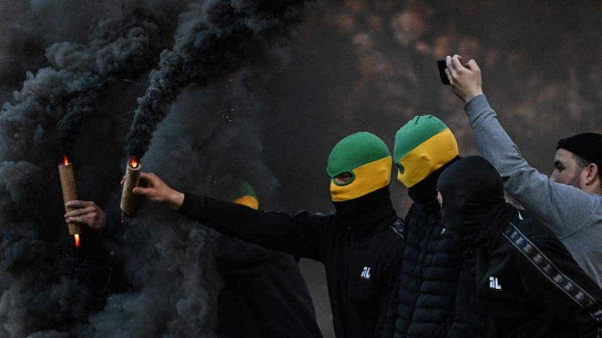 French football match descends into chaos as furious Nantes fans breach security, storm pitch at george magazine