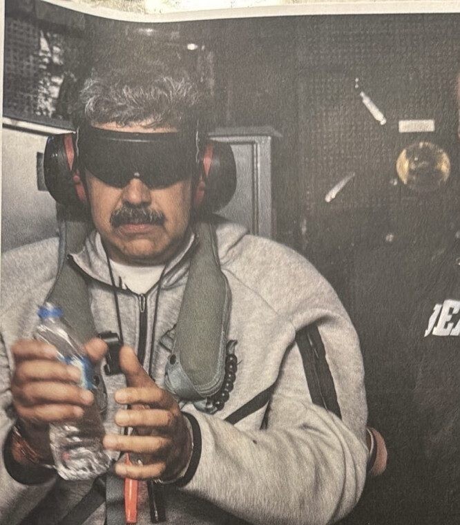 Rubio wears Nike tracksuit aboard Air Force One in parody of Maduro capture