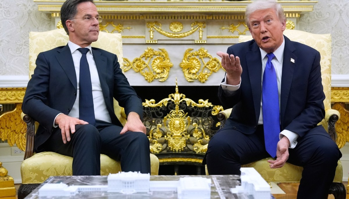 WATCH LIVE: Trump meets with NATO chief at White House  at george magazine