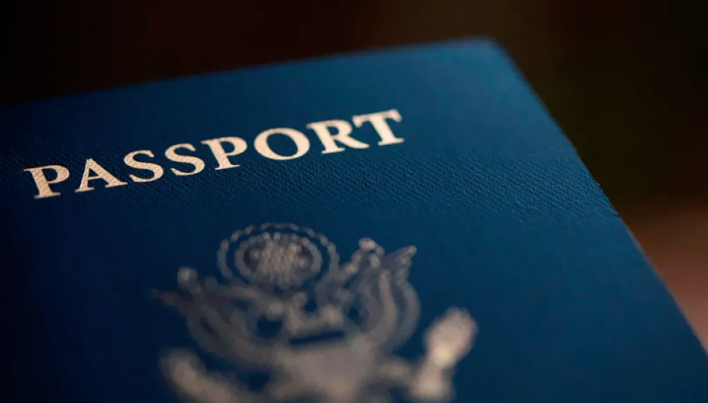 Trump reveals new passport design featuring his portrait with warning