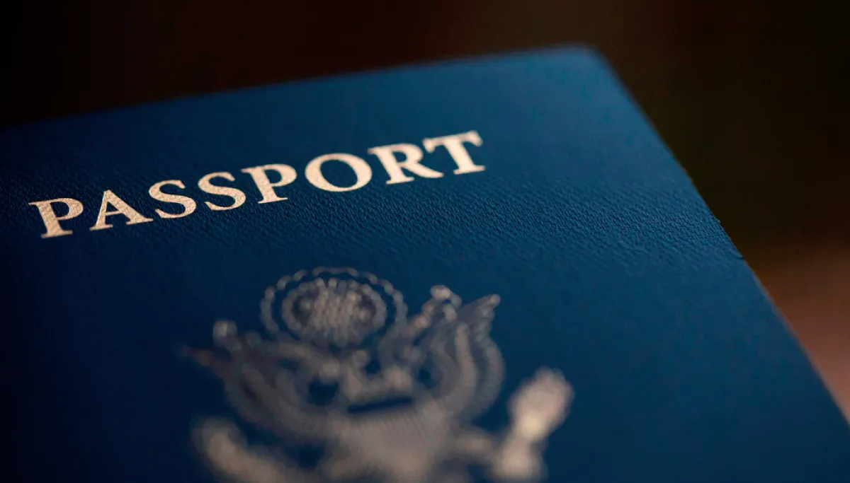 Trump reveals new passport design featuring his portrait with warning  at george magazine