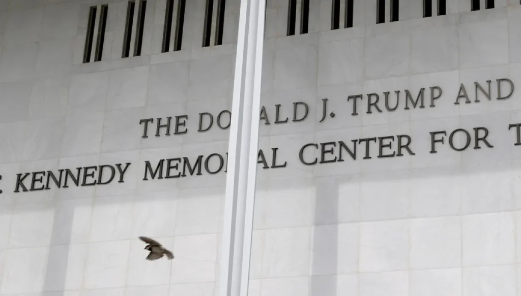 WATCH LIVE: Crews begin work to take Trump’s name off Kennedy Center