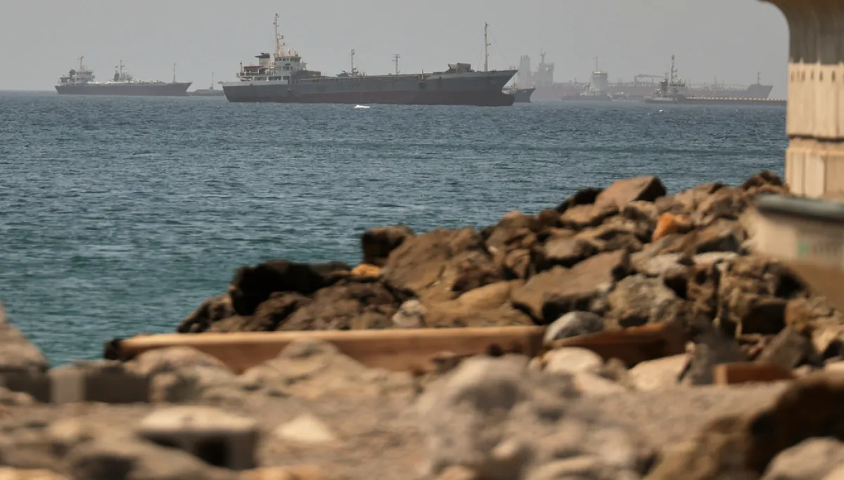 Iran launches drone assault on Bahrain and a ship is hit in Strait of Hormuz as ceasefire frays  at george magazine