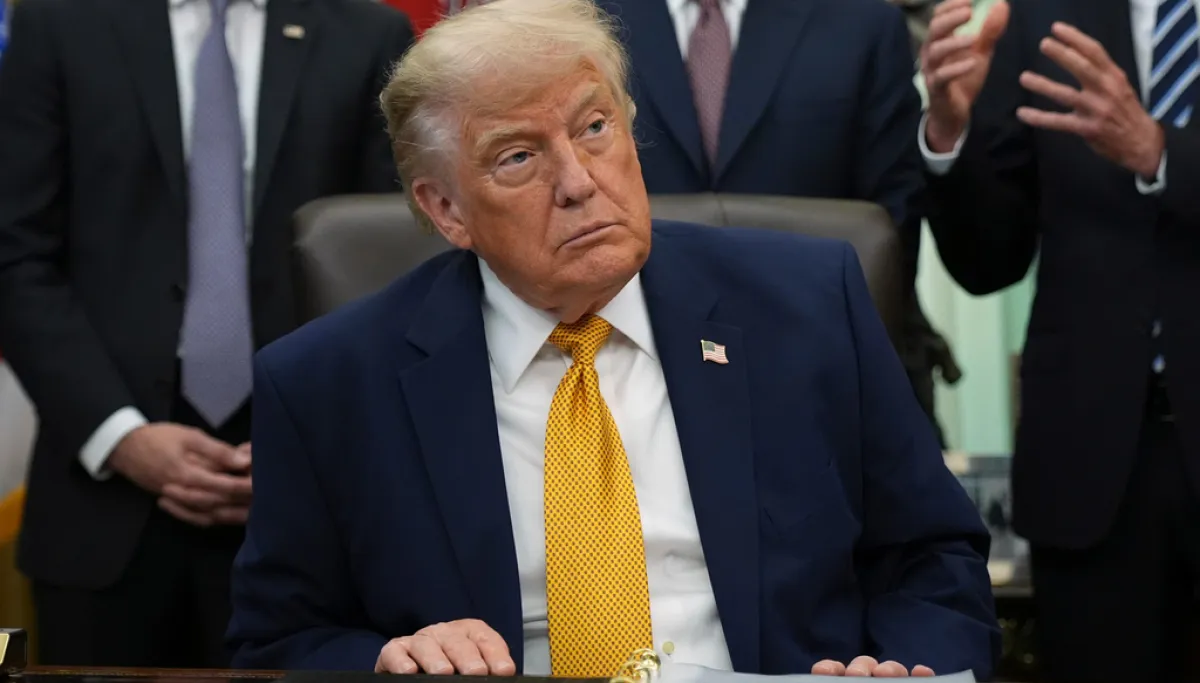 Trump fires warning shot at NATO ahead of meeting with secretary general at george magazine