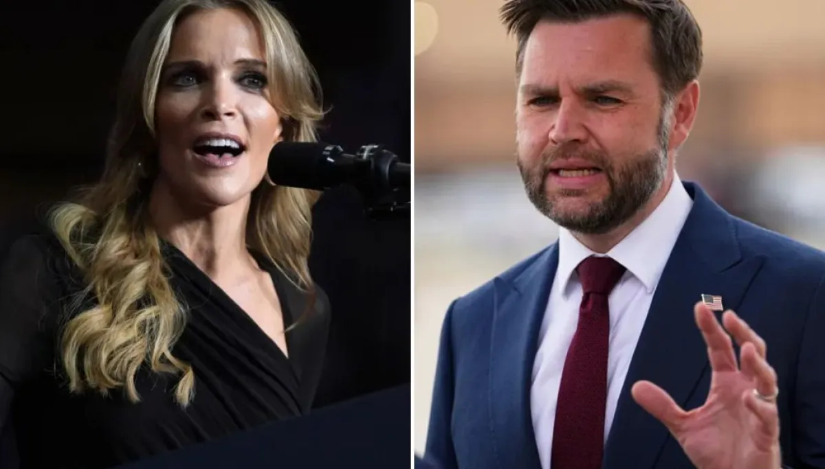 Megyn Kelly presses Vance on Republican Party divide over Iran at george magazine