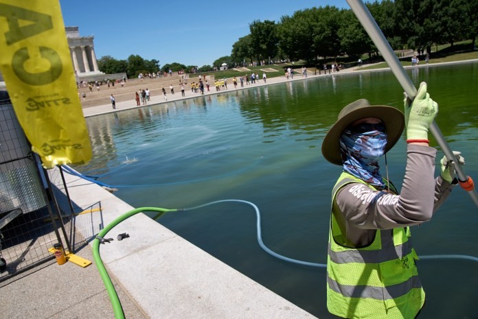 A timeline of Trump’s $14 million Reflecting Pool makeover