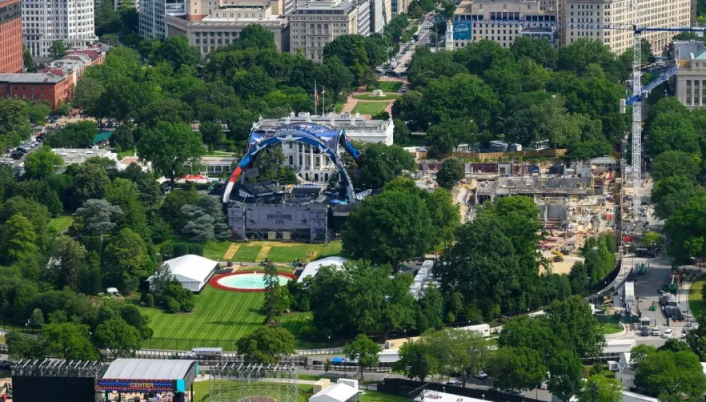 Meteorologists hopeful storms won’t interfere with Trump’s White House UFC fight