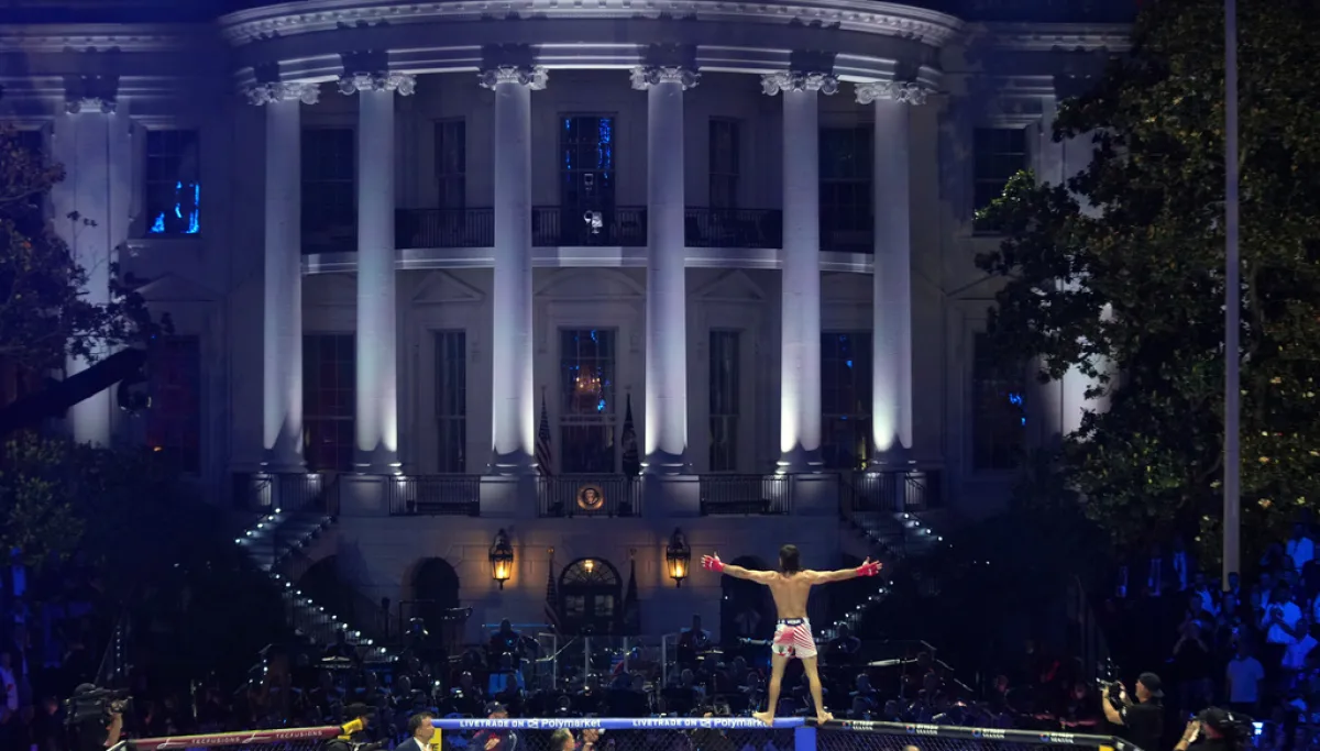 White House says they’re using ScottsMiracle-Gro to restore grass after UFC Freedom 250 at george magazine