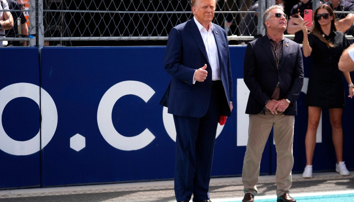 WATCH LIVE: Trump hosts Freedom 250 Grand Prix showcase at george magazine