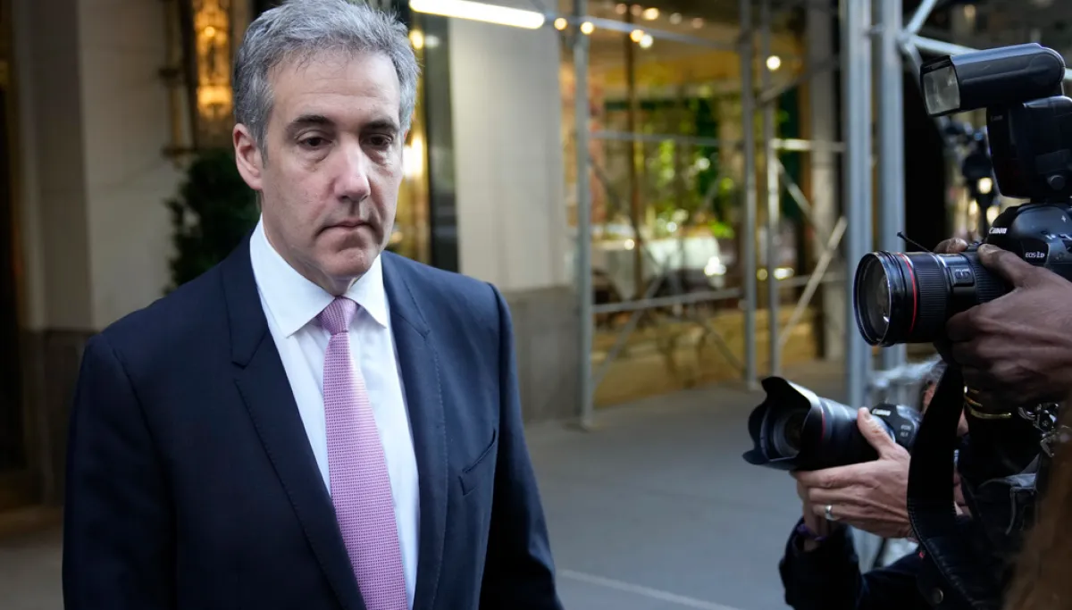 Michael Cohen says he reconciled with Trump after yearslong feud  at george magazine