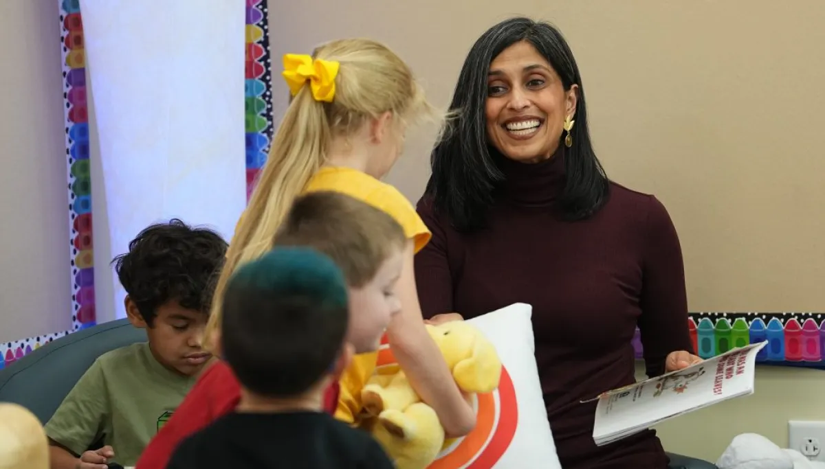 Usha Vance announces launch of summer reading challenge prize website at george magazine